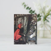 Little Red Riding Hood Briefkaart (Staand voorkant)