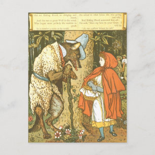 Little Red Riding Hood Briefkaart