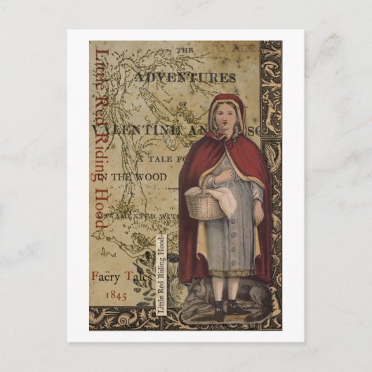 Little Red Riding Hood Briefkaart (Voorkant)