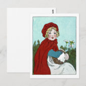 Little Red Riding Hood Briefkaart (Voorkant / Achterkant)