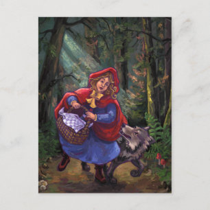 Little Red Riding Hood Briefkaart
