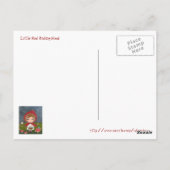 Little Red Riding Hood Briefkaart (Achterkant)