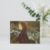 Little Red Riding Hood Briefkaart (Staand voorkant)