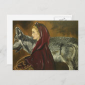 Little Red Riding Hood Briefkaart (Voorkant / Achterkant)