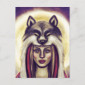 Little Red Riding Hood Briefkaart (Voorkant)