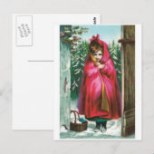 Little Red Riding Hood Briefkaart (Voorkant / Achterkant)