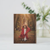 Little Red Riding Hood Briefkaart (Staand voorkant)