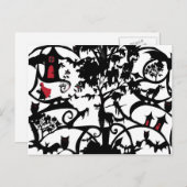 Little Red Riding Hood Briefkaart (Voorkant / Achterkant)