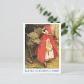 Little Red Riding Hood Briefkaart (Staand voorkant)