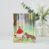 Little Red Riding Hood Briefkaart (Staand voorkant)