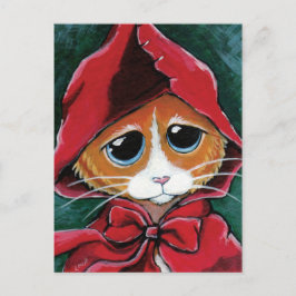 Little Red Riding Hood | Briefkaart van de kunstsc