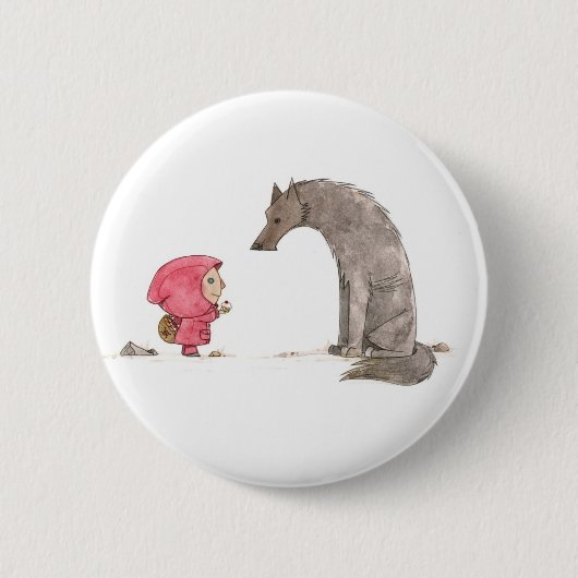 Little Red Riding Hood Button (Voorkant)
