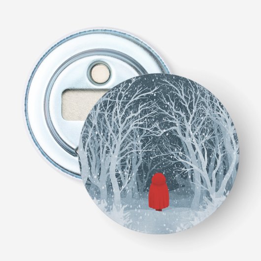 Little Red Riding Hood Button Flesopener (Voorkant)