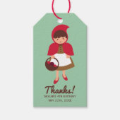 Little Red Riding Hood Cadeaulabel (Voorkant)