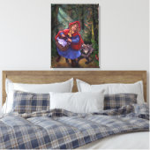 Little Red Riding Hood Canvas Afdruk (Insitu (Slaapkamer))