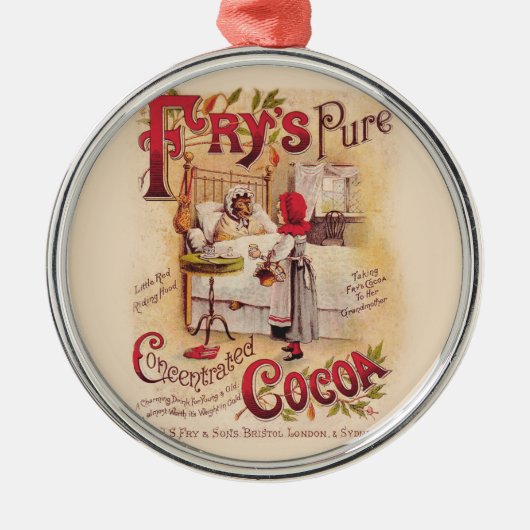 Little Red Riding Hood Coca Metalen Ornament (Voorkant)