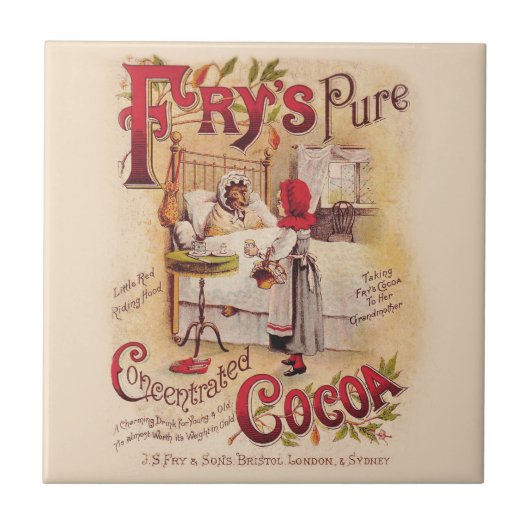 Little Red Riding Hood Coca Tegeltje (Voorkant)