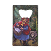 Little Red Riding Hood Creditkaart Flessenopener (Voorkant)