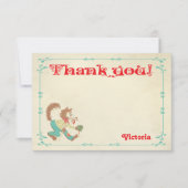 Little Red Riding Hood Dank je wel Kaart (Voorkant)