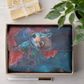 Little Red Riding Hood & De Wolf Decoupage Tissuepapier (Geschenk)