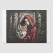 Little Red Riding Hood, de wolf: het echte verhaal Tissuepapier (Voorkant)