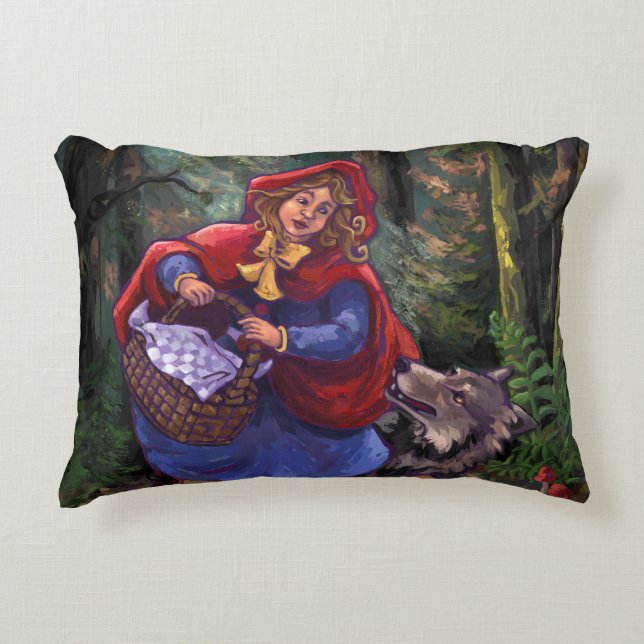 Little Red Riding Hood Decoratief Kussen (Voorkant)