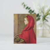 Little Red Riding Hood door John Everett Millais Briefkaart (Staand voorkant)