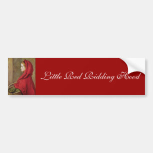 Little Red Riding Hood door John Everett Millais Bumpersticker