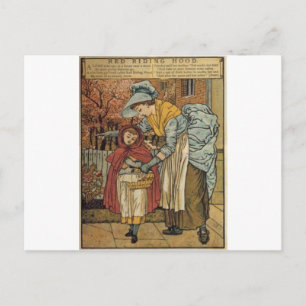 Little Red Riding Hood door Walter Crane 1845 ~ 19 Briefkaart