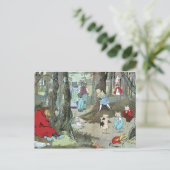 Little Red Riding Hood: Eindpagina's Briefkaart (Staand voorkant)