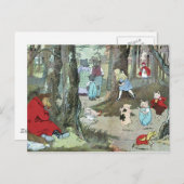 Little Red Riding Hood: Eindpagina's Briefkaart (Voorkant / Achterkant)