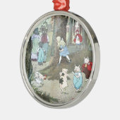 Little Red Riding Hood: Eindpagina's Metalen Ornament (Links)