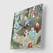 Little Red Riding Hood: Eindpagina's Vierkante Klok (Hoek)