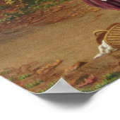 Little Red Riding Hood en de Big Bad Wolf Poster (Hoek)