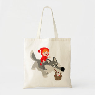 Little Red Riding Hood en de Wolf Bag Tote Bag