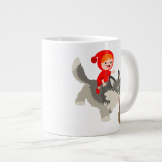 Little Red Riding Hood en de Wolf Jumbo Mok