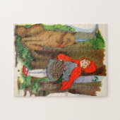 Little Red Riding Hood en de Wolf Legpuzzel (Horizontaal)