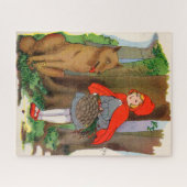 Little Red Riding Hood en de Wolf Legpuzzel (Horizontaal)