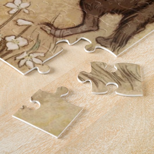 Little Red Riding Hood en Wolf  Legpuzzel (Zijkant)