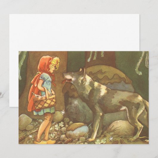 Little Red Riding Hood,  Fairy Tale (Voorkant / Achterkant)