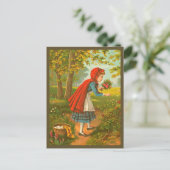Little Red Riding Hood -  Fairy Tale Briefkaart (Staand voorkant)