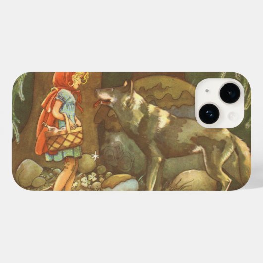 Little Red Riding Hood,  Fairy Tale Case-Mate iPhone Case (Achterkant (horizontaal))