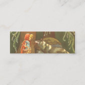 Little Red Riding Hood, Fairy Tale Contactkaartje (Achterkant)