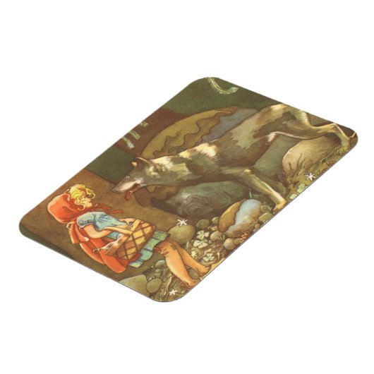 Little Red Riding Hood,  Fairy Tale Magneet (Linkerzijde)