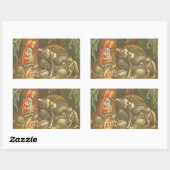 Little Red Riding Hood,  Fairy Tale Rechthoekige Sticker (Vel)