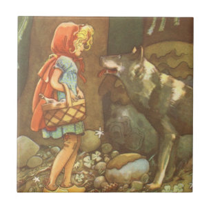 Little Red Riding Hood,  Fairy Tale Tegeltje