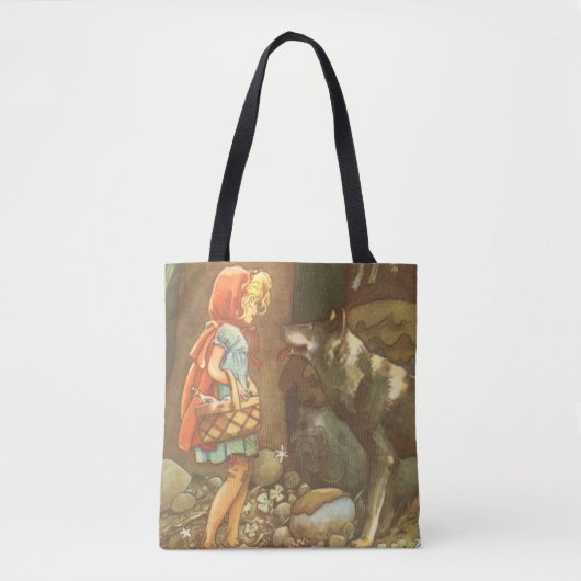 Little Red Riding Hood,  Fairy Tale Tote Bag (Voorkant)