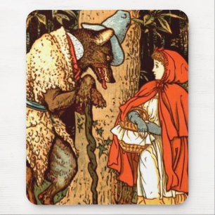 Little Red Riding Hood Fantasy Fairy Tale Muismat