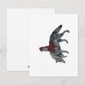 Little Red Riding Hood Feestdagenkaart (Voorkant / Achterkant)