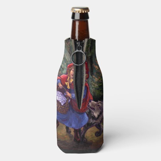 Little Red Riding Hood Flesjeskoeler (Fles Achterkant)